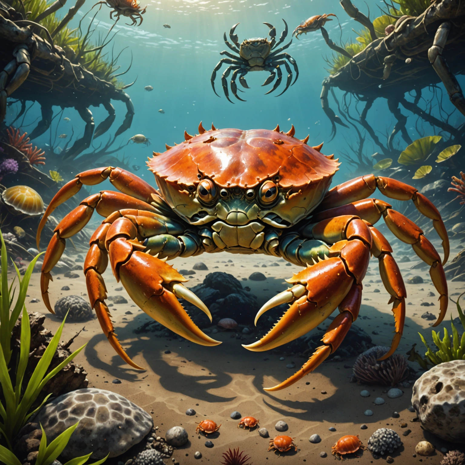 Таинственный мир крабов: как их защита и ходьба вдохновляют на удивительные открытия